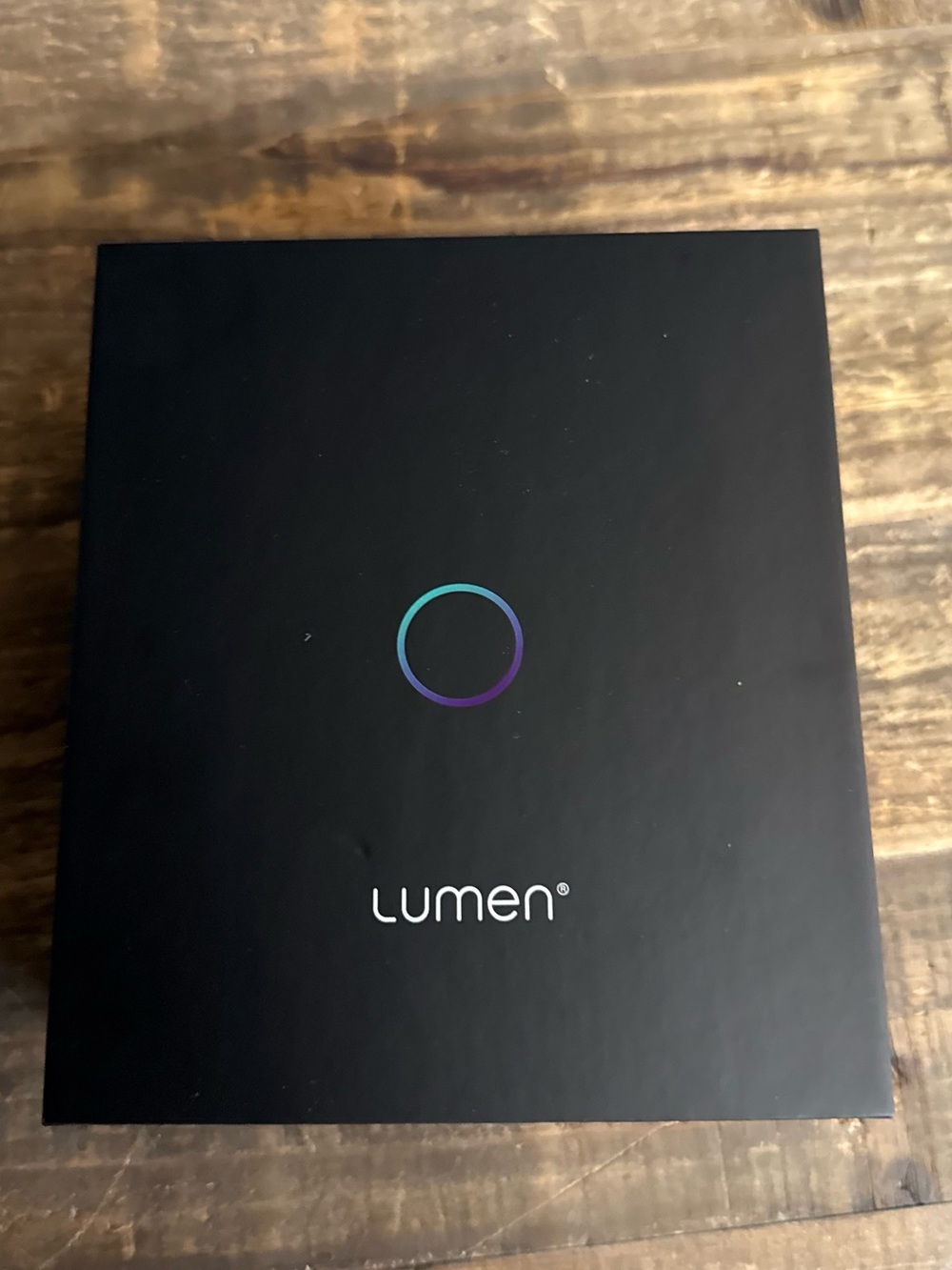 Lumen Black Box with Gradient Logo